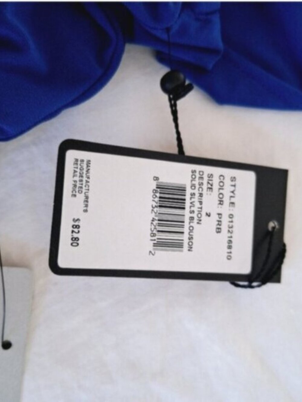 Adrianna Papell Cobalt Blue Boat Neck Sheath Stretch Midi Dress Sz 2 jersey - Picture 9 of 11